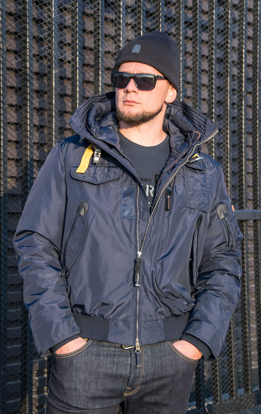 Аляска-пуховик PARAJUMPERS GOBI FW 23/24 blue graphite 
