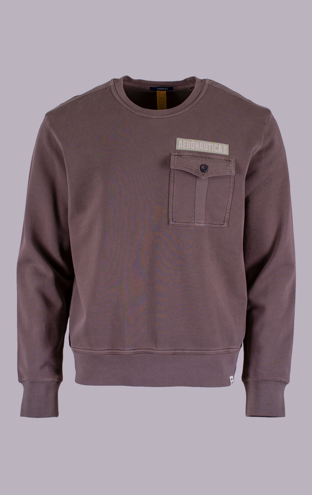 Свитшот AERONAUTICA MILITARE SS 26/IN chestnut brown (FE 2092) 