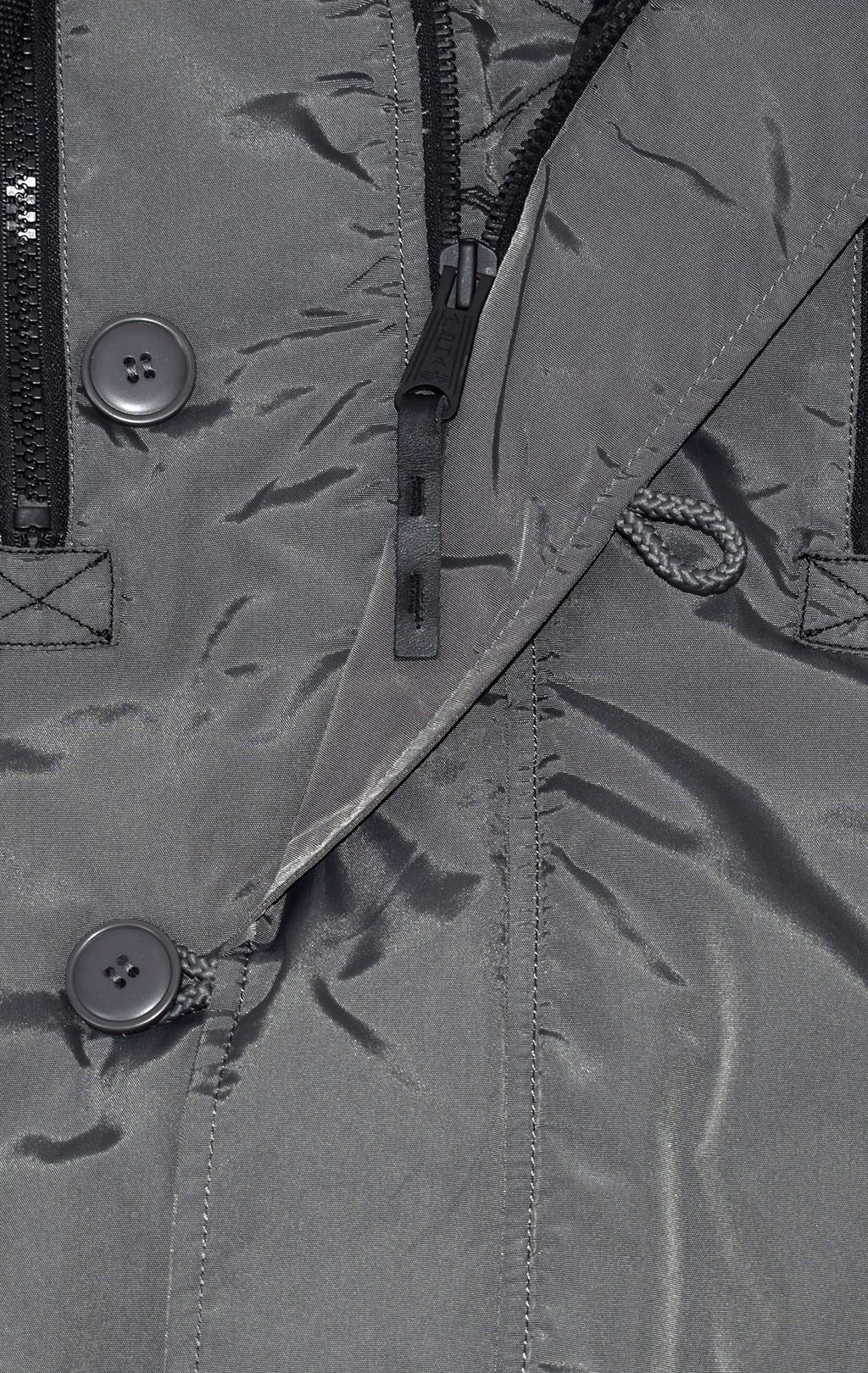 Аляска короткая ALPHA INDUSTRIES N-2B PPS grey black 