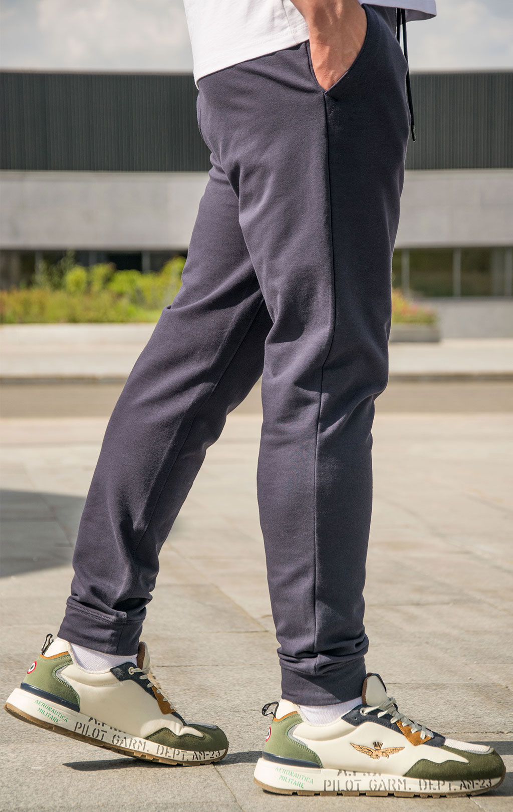 Брюки спортивные AERONAUTICA MILITARE SS 23/BD blue scuro (PF 872) 