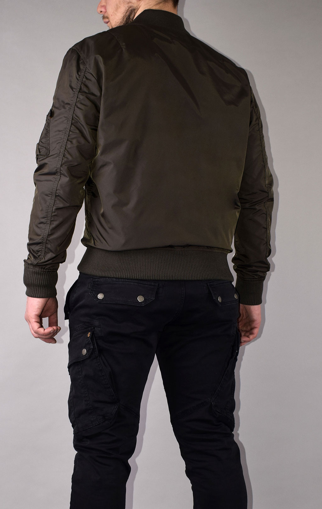 Ветровка-бомбер ALPHA INDUSTRIES MA-1 TT rep. grey 