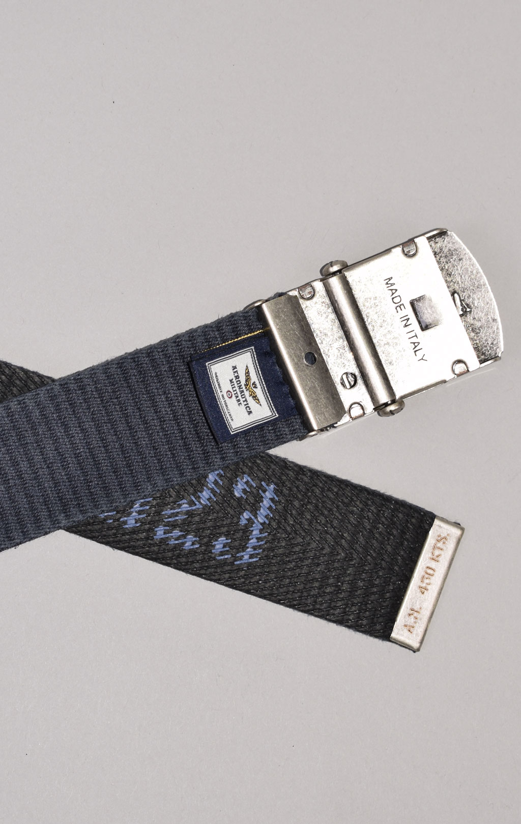 Ремень тканевый AERONAUTICA MILITARE FW 23/24/IT blue scuro (CI 292) 