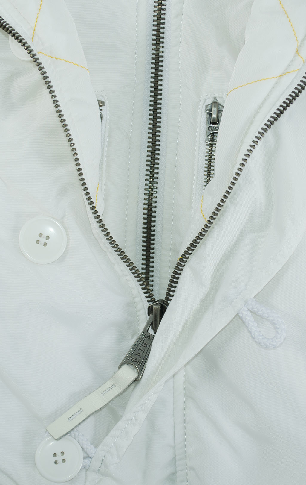 Женская аляска ALPHA INDUSTRIES N-3B PPS натур. мех white 
