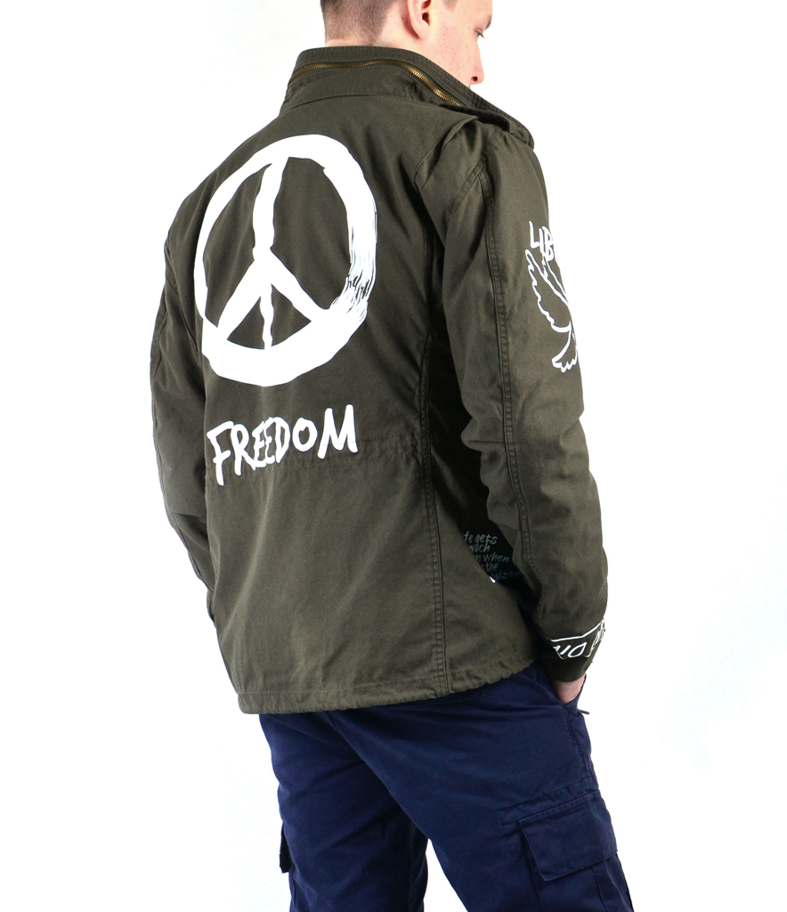 Ветровка ALPHA INDUSTRIES FREEDOM M-65 с подстёжкой olive 