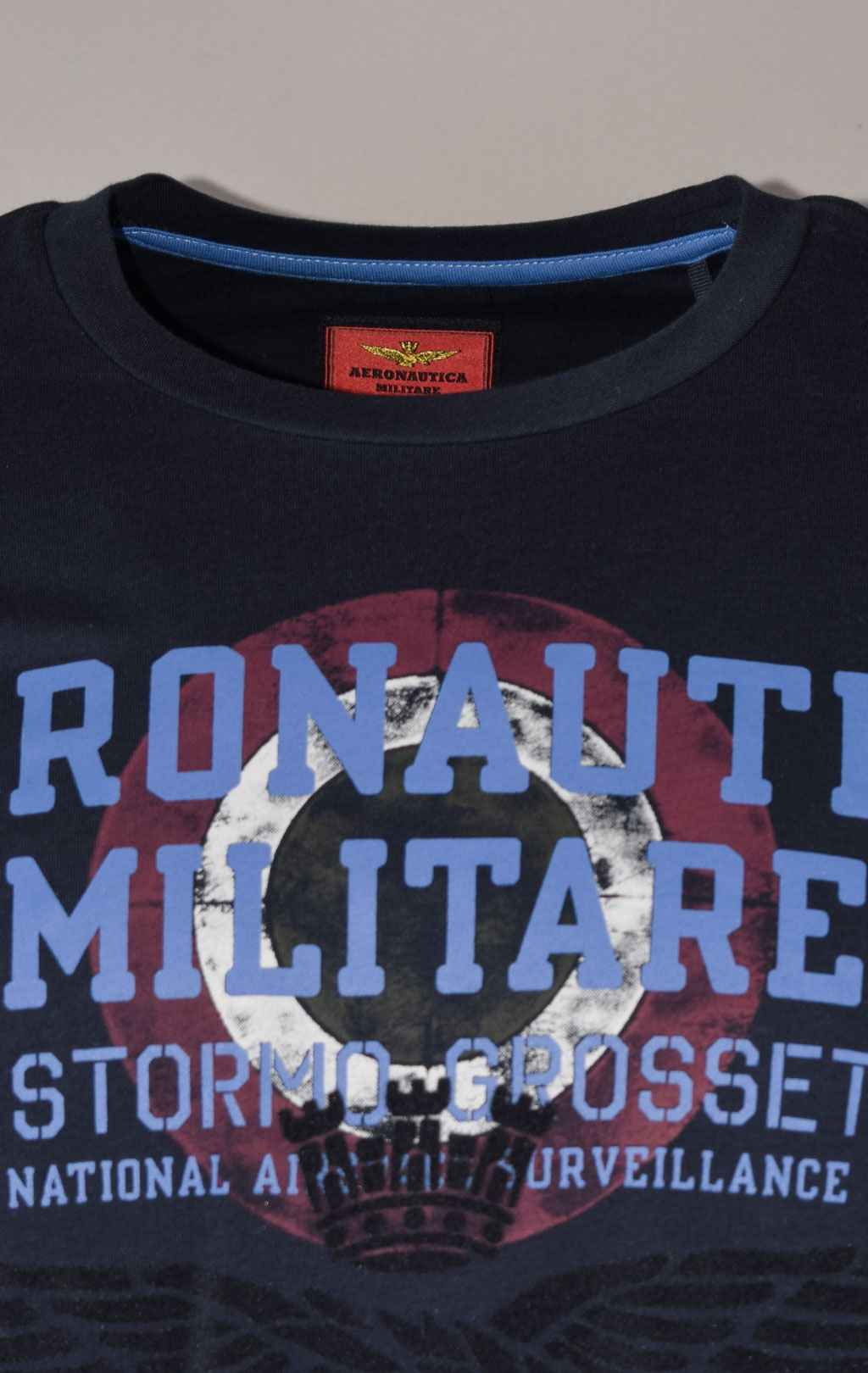 Футболка AERONAUTICA MILITARE big size SS 22/TR dark navy (TS 1940) 