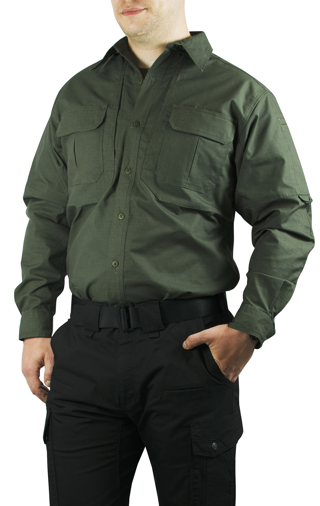 Рубашка MFH Strike хлопок35%/полиэстер25%/эластан40% green 