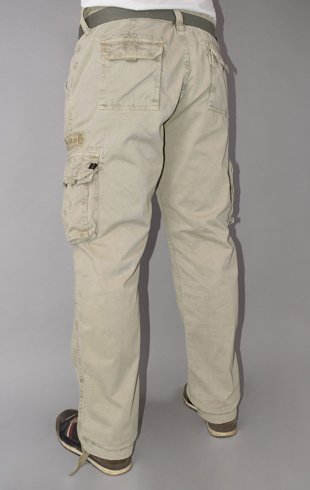 Брюки-карго ALPHA INDUSTRIES JET PANT big size bone white (#101212) 