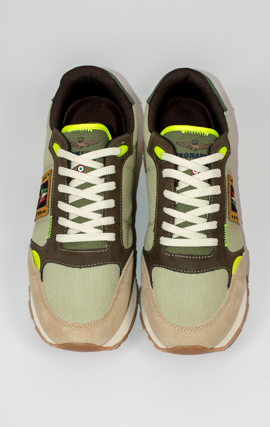 Кроссовки AERONAUTICA MILITARE (SC 292) SS 25/CN bamboo/agave 