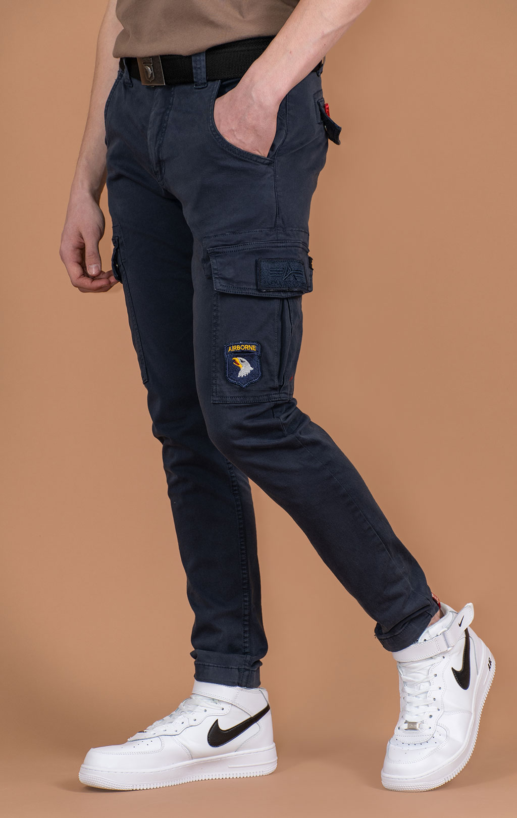 Брюки-карго ALPHA INDUSTRIES PETROL PATCH ultra navy 