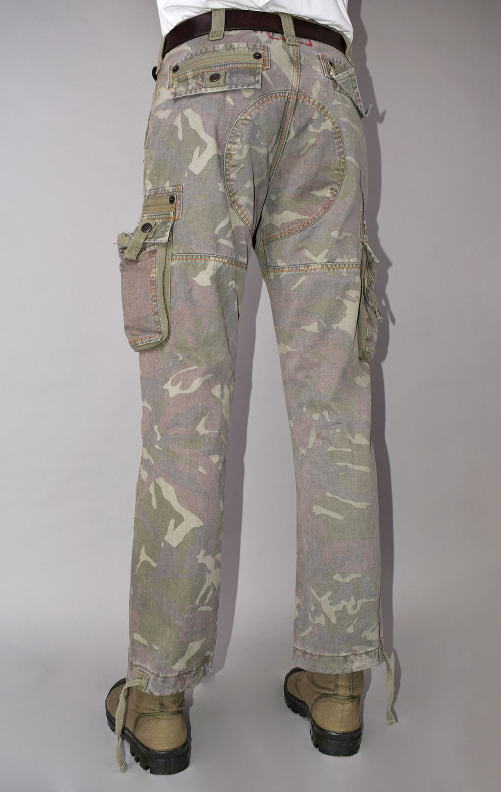 Брюки-карго ALPHA INDUSTRIES TOUGH C camo woodland 