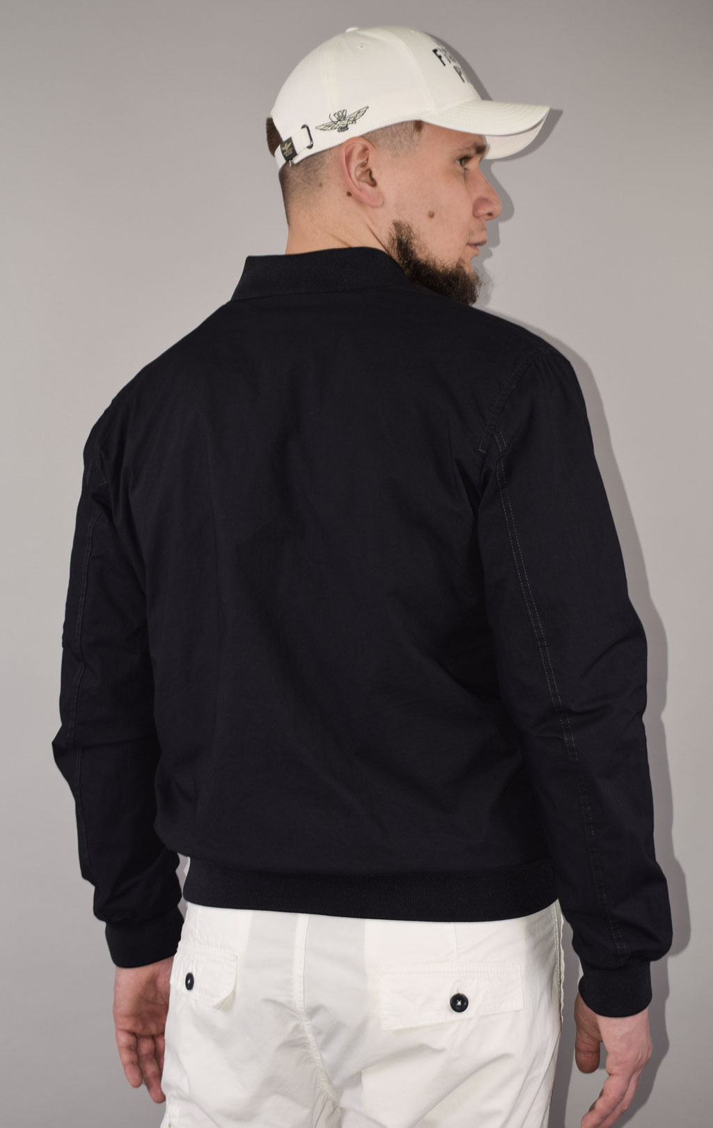 Ветровка-бомбер AERONAUTICA MILITARE SS 23 m/TR blue black (AB 2089) 