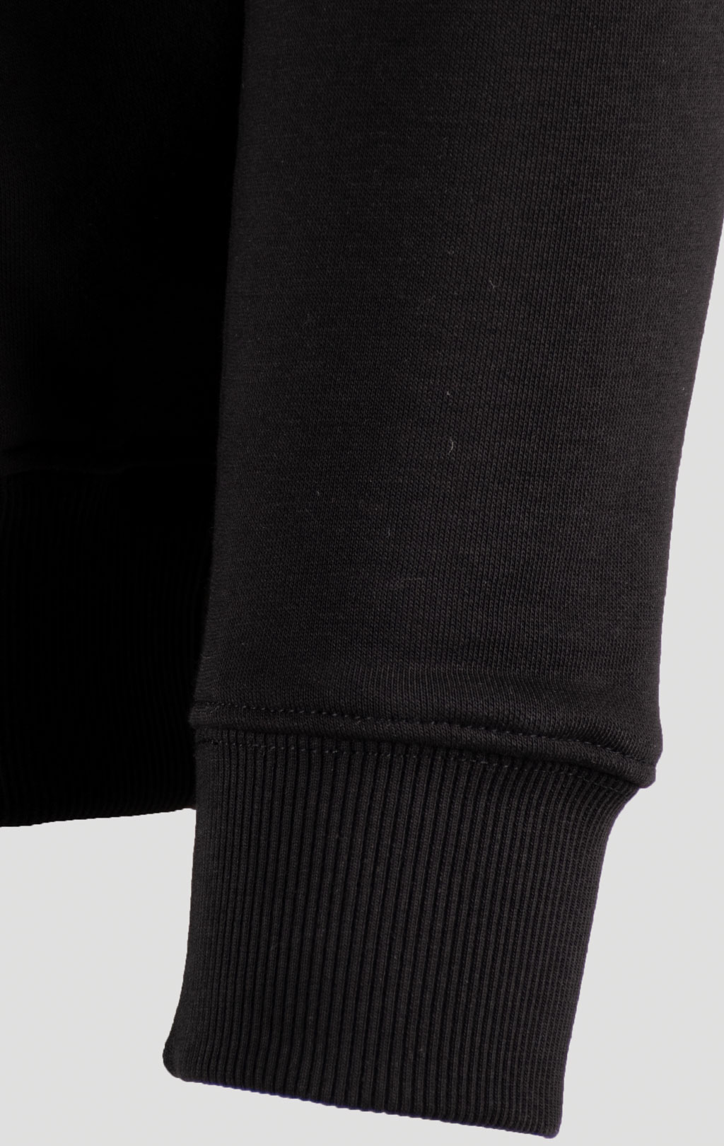 Толстовка ALPHA INDUSTRIES HALF ZIP SWEATER SMALL LOGO black 