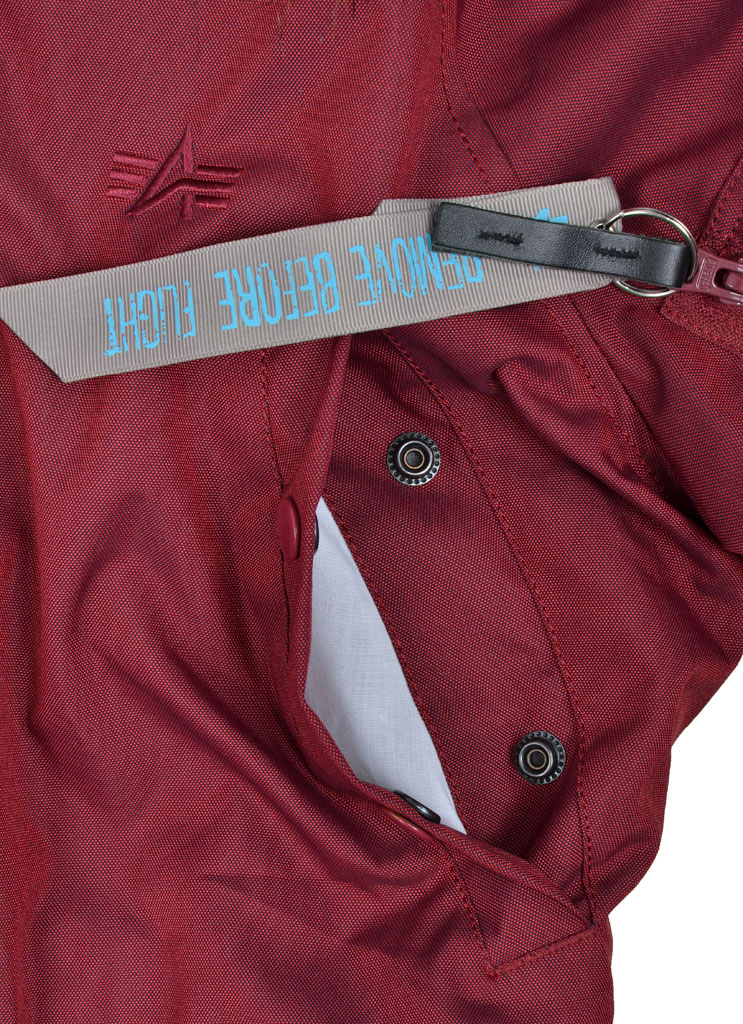 Женская аляска ALPHA INDUSTRIES EXPLORER burgundy 