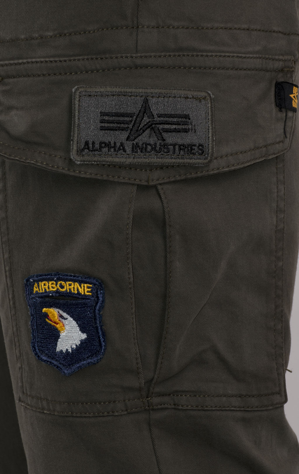 Брюки-карго ALPHA INDUSTRIES PETROL PATCH greyblack 