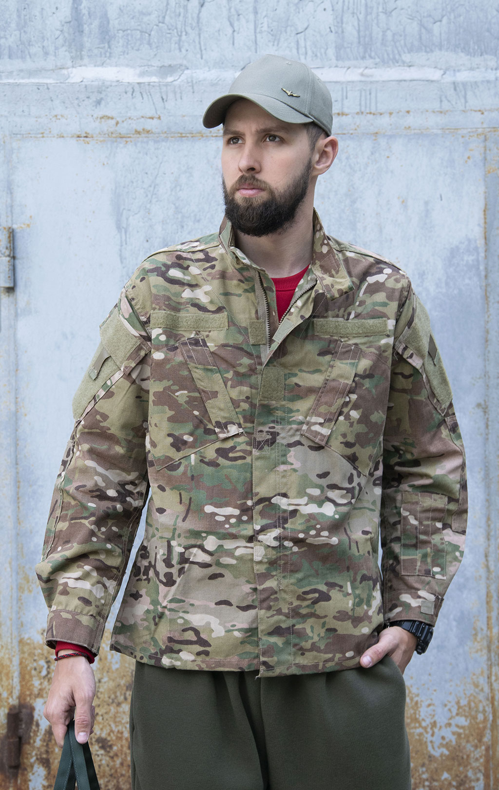 Китель полевой ACU rip-stop Fire Resistant multicam США