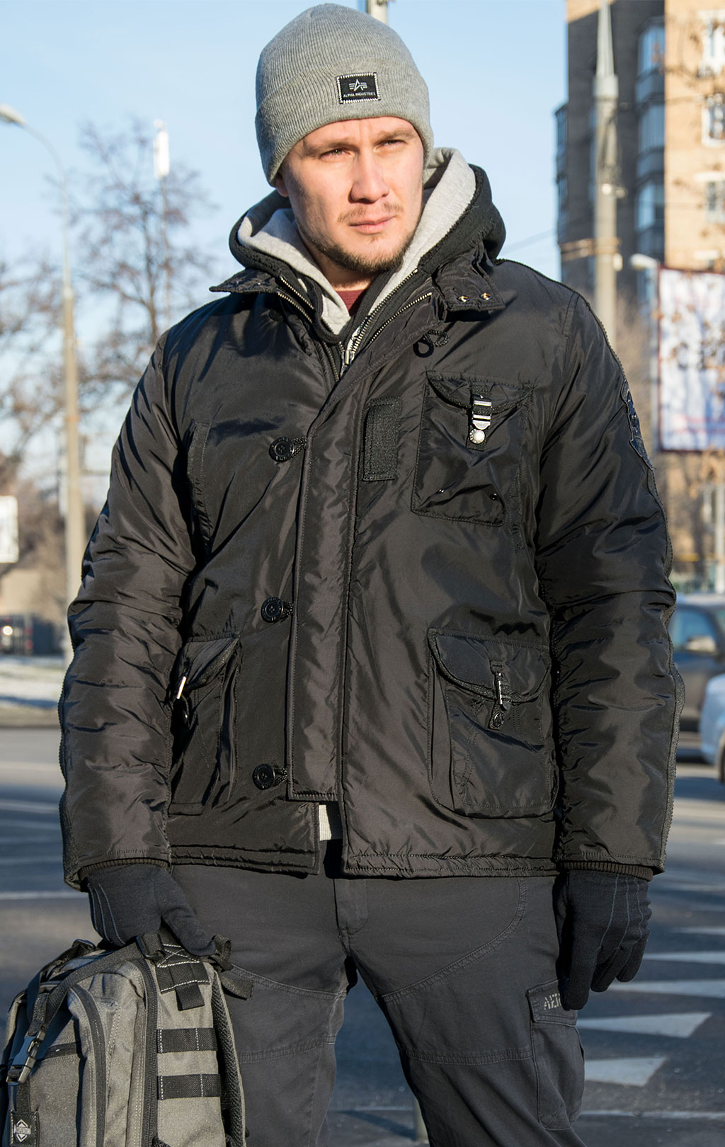 Куртка ALPHA INDUSTRIES COBBS-II black 
