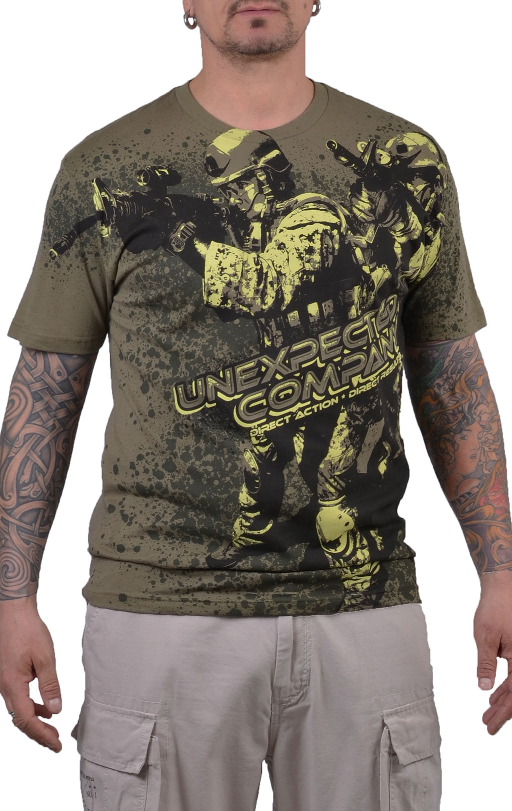 Футболка 7.62 UNEXPECTED COMPANY green (002-435) 