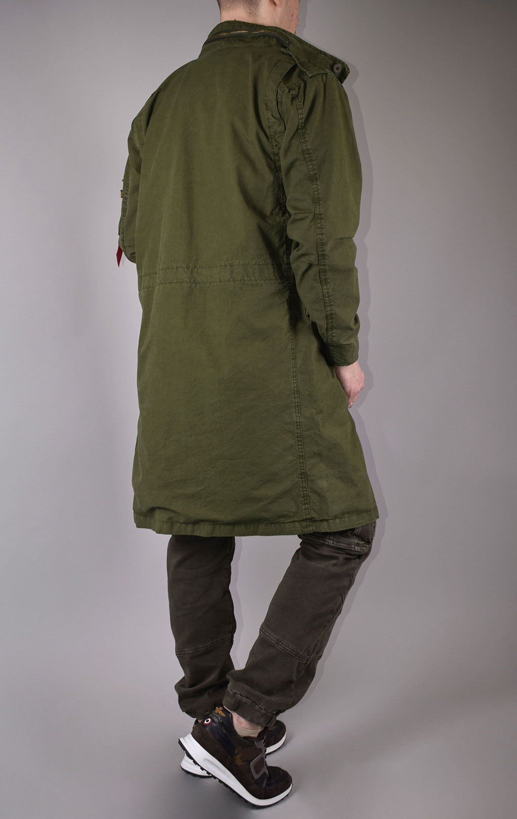 Ветровка ALPHA INDUSTRIES M-65 COAT LW dark olive 