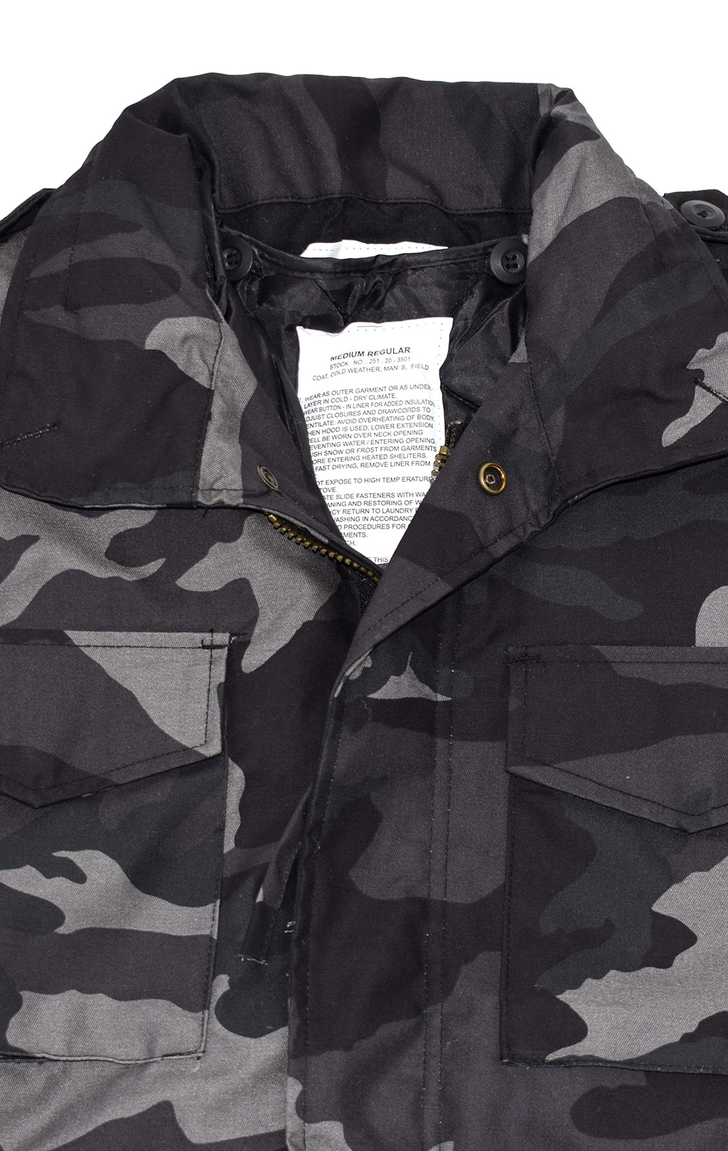 Куртка Surplus M-65 с подстёжкой camo black 