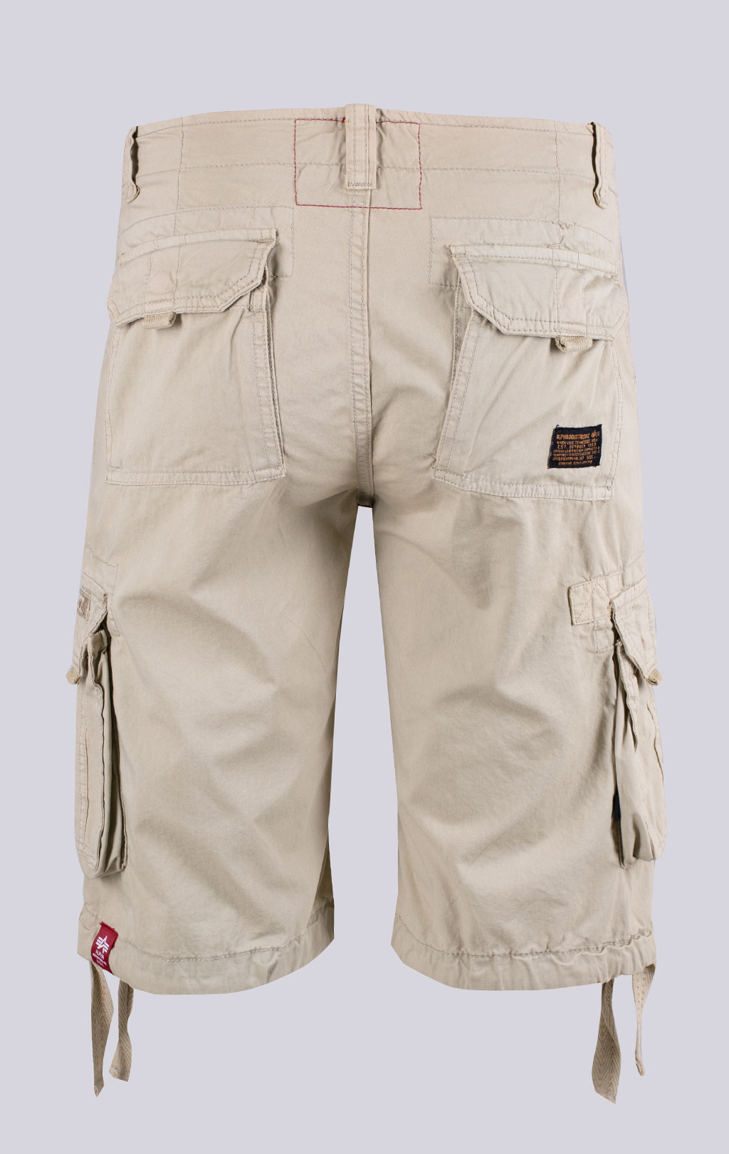 Шорты карго ALPHA INDUSTRIES JET bone white 
