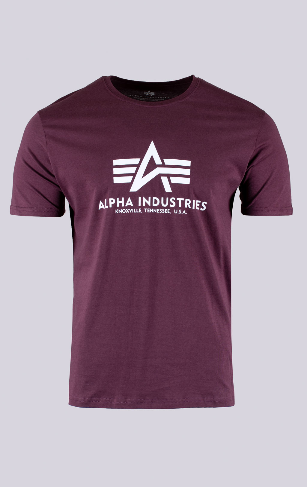 Футболка ALPHA INDUSTRIES BASIC T deep maroon 