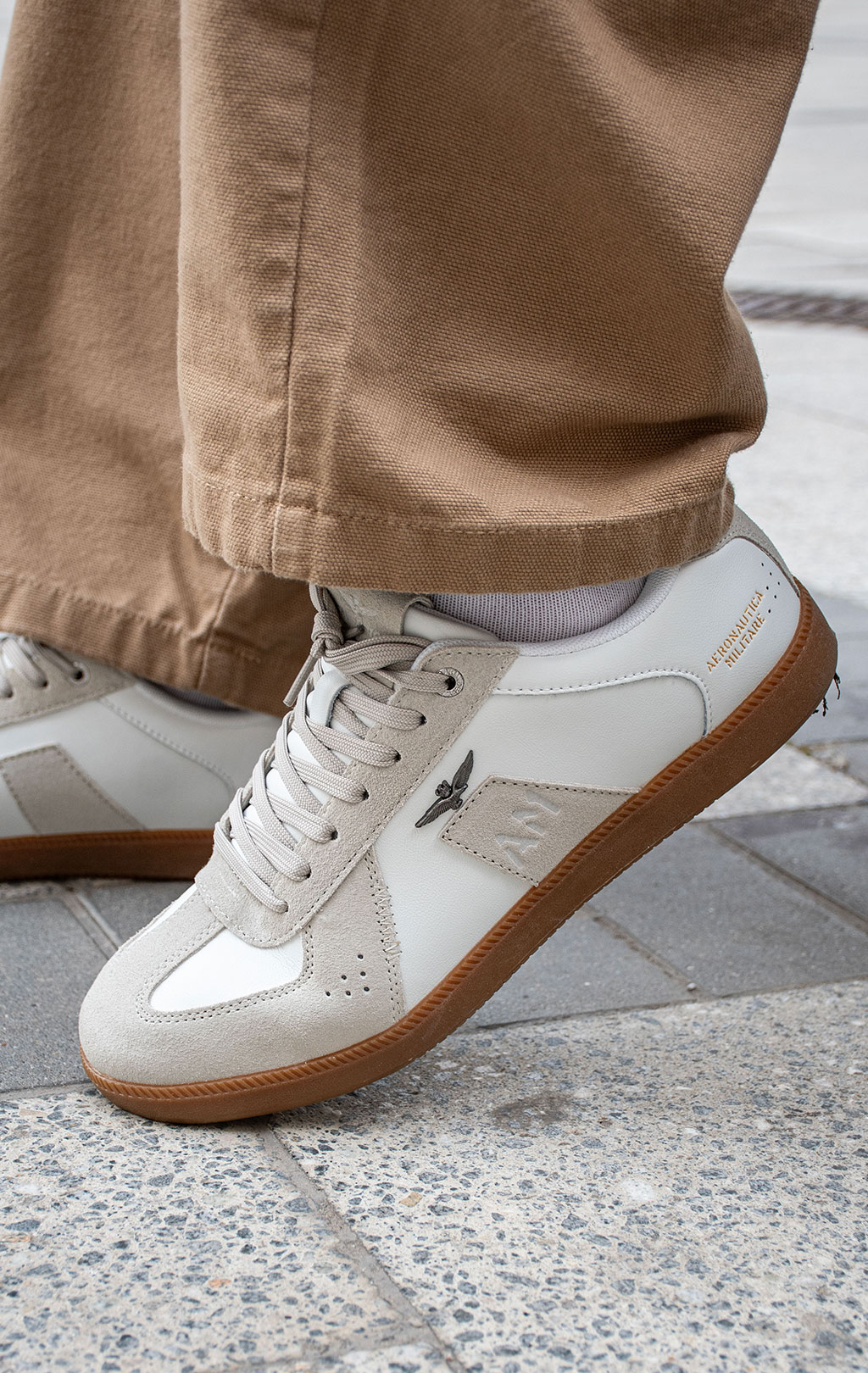 Кроссовки AERONAUTICA MILITARE (SC 0315) SS 26/CN off white 