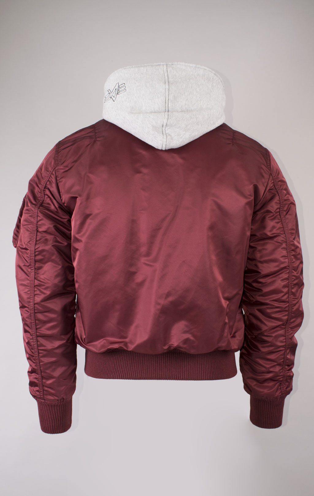 Куртка-бомбер лётная ALPHA INDUSTRIES MA-1 D-Tec burgundy 