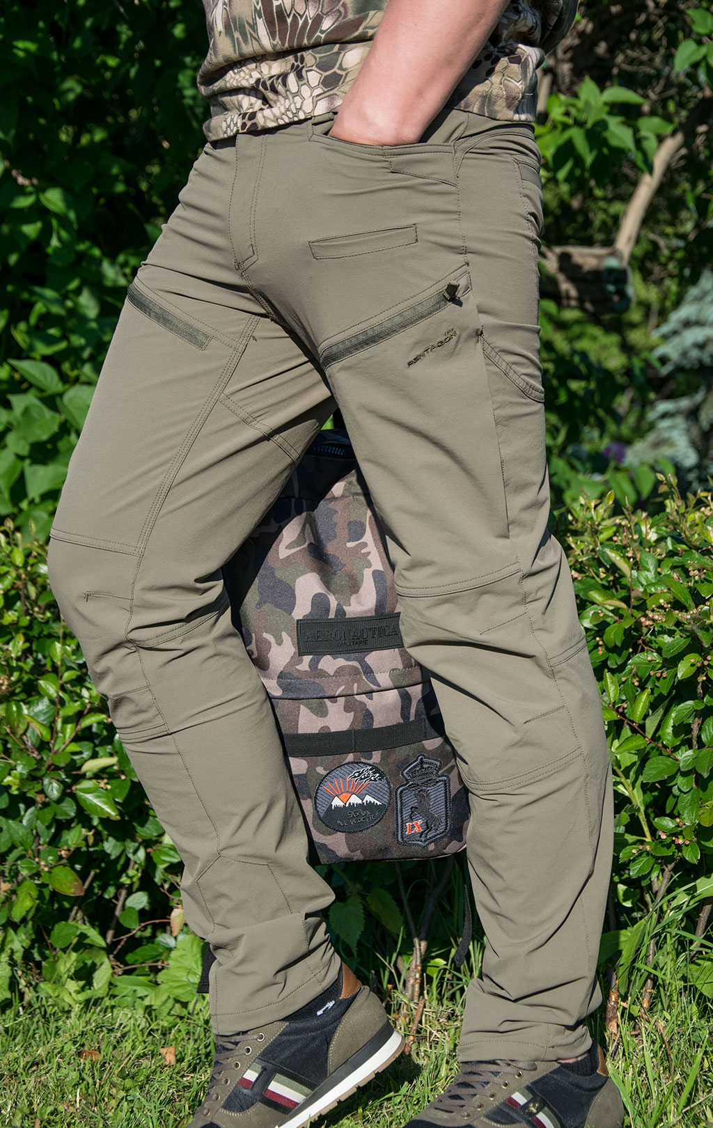 Брюки тактические Pentagon RENEGADE TROPIC big size полиэстер91%/эластейн6% stretch 06E-RAL7013 05047 