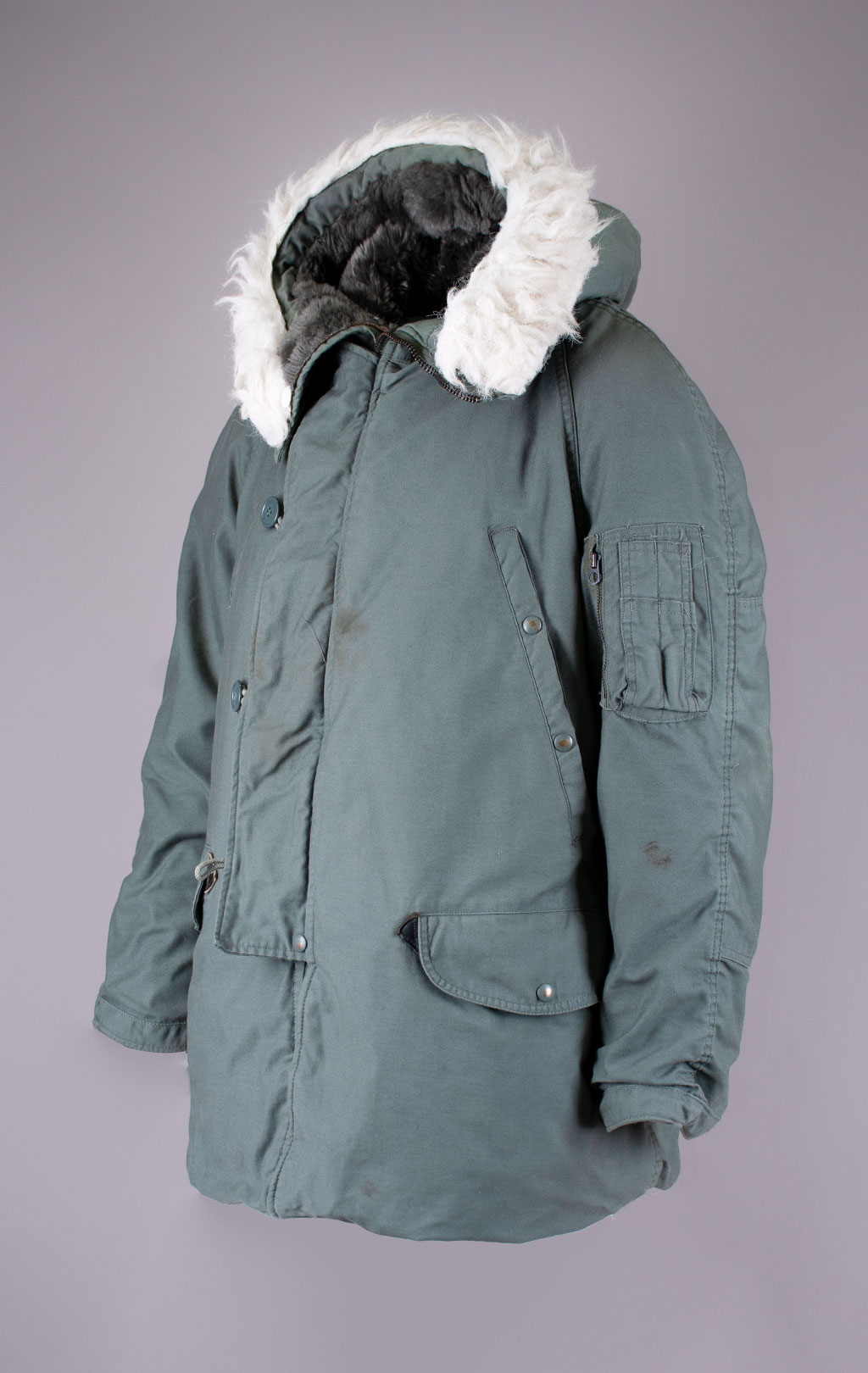 Аляска армейская CLASSIC N-3B экстремального холода sage green б/у США