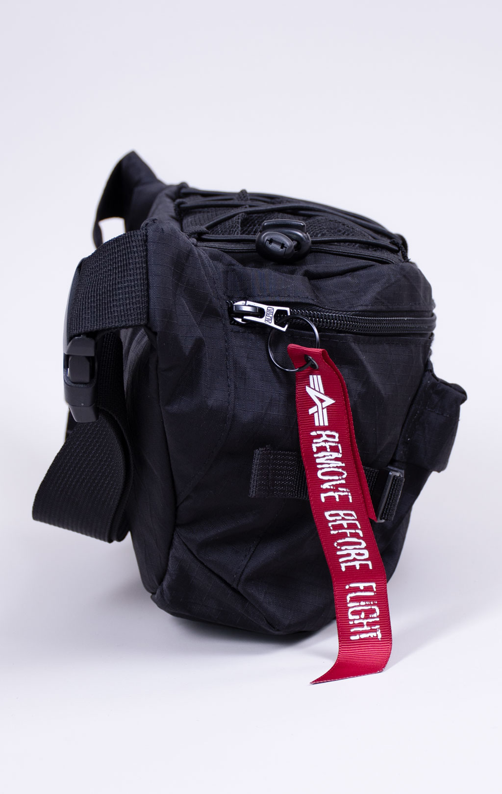 Сумка поясная ALPHA INDUSTRIES COMBAT WAIST BAG black 
