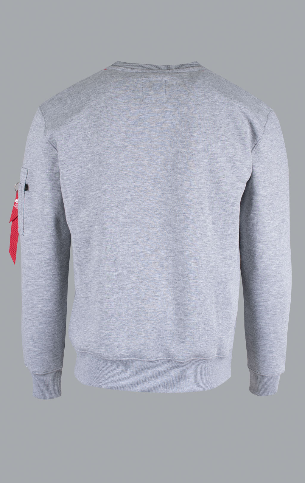 Свитшот ALPHA INDUSTRIES NASA Inlay grey heather 