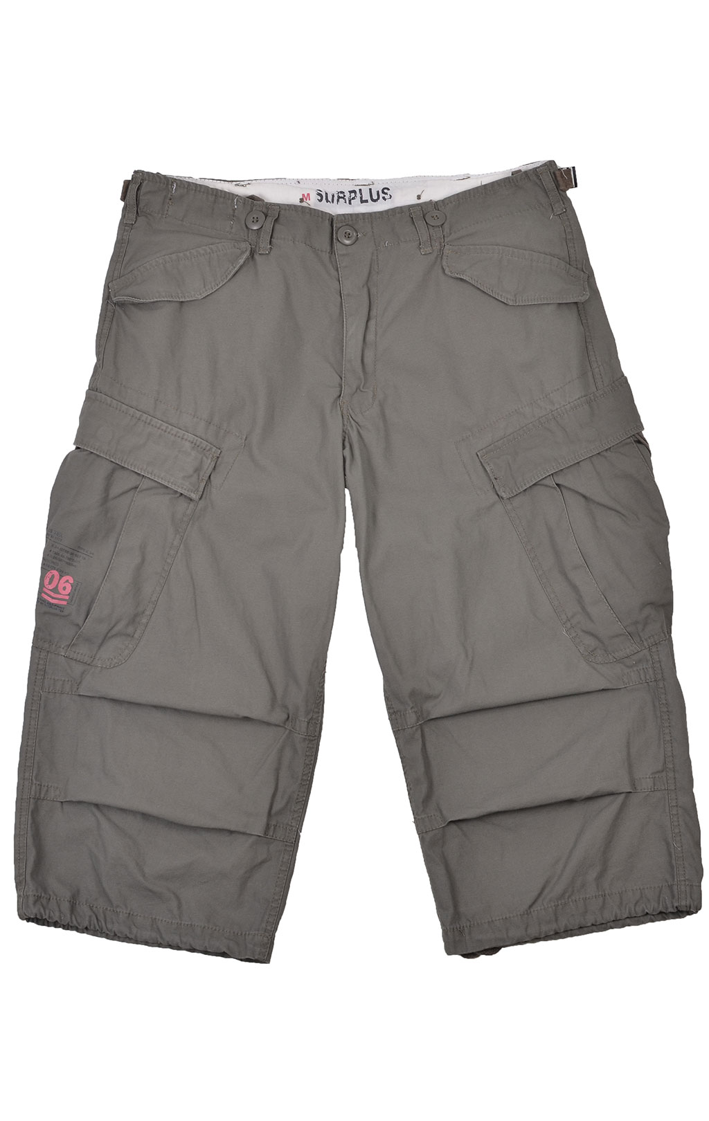 Шорты карго удлинённые Surplus ENGINEER 3/4 VINTAGE olive 