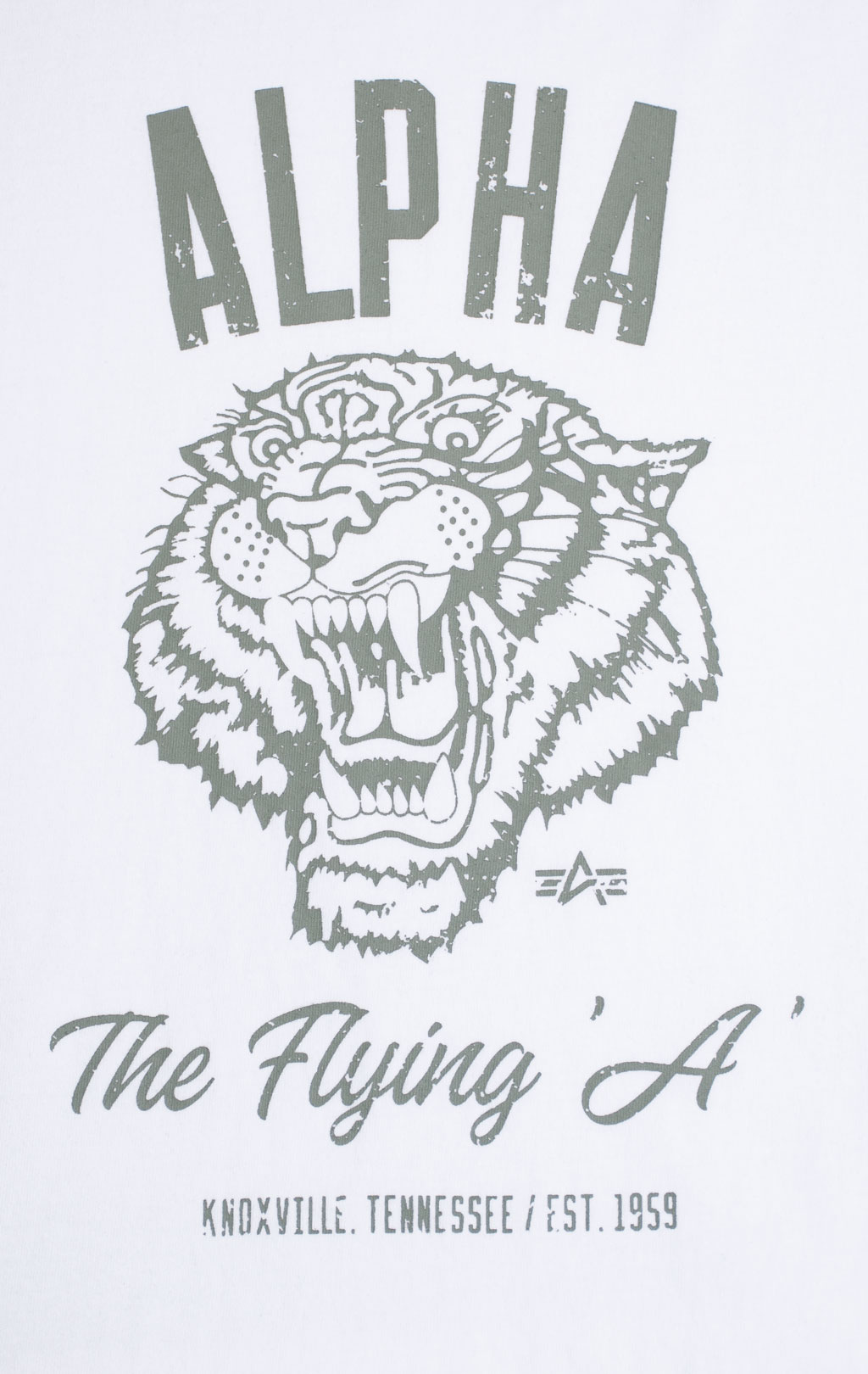 Футболка ALPHA INDUSTRIES ALPHA TIGER TEE SS 24 white 