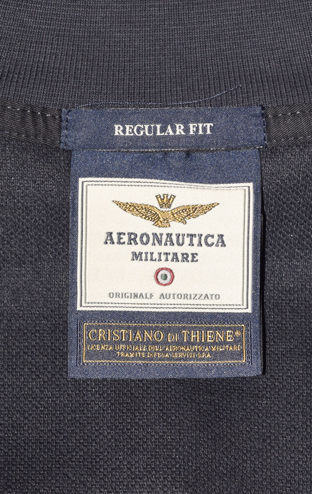 Свитшот AERONAUTICA MILITARE big size FW 23/24/TR dark blue (FE 1815) 
