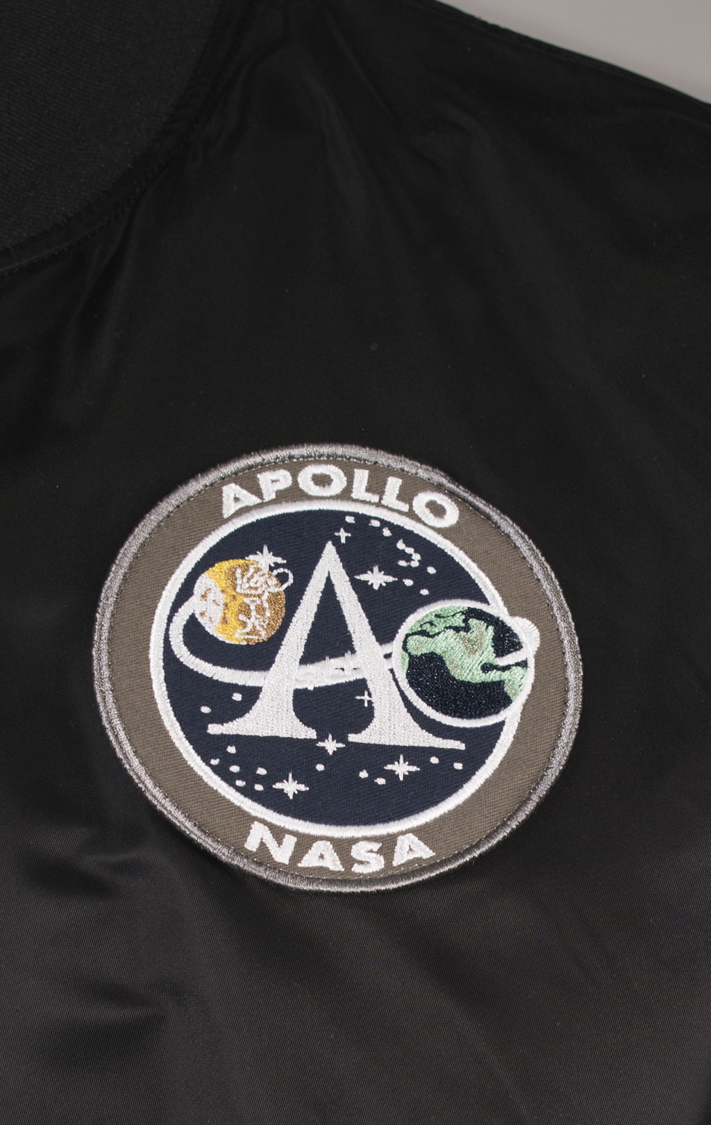 Ветровка-бомбер ALPHA INDUSTRIES MA-1 MOON LANDING REVERSIBLE black 