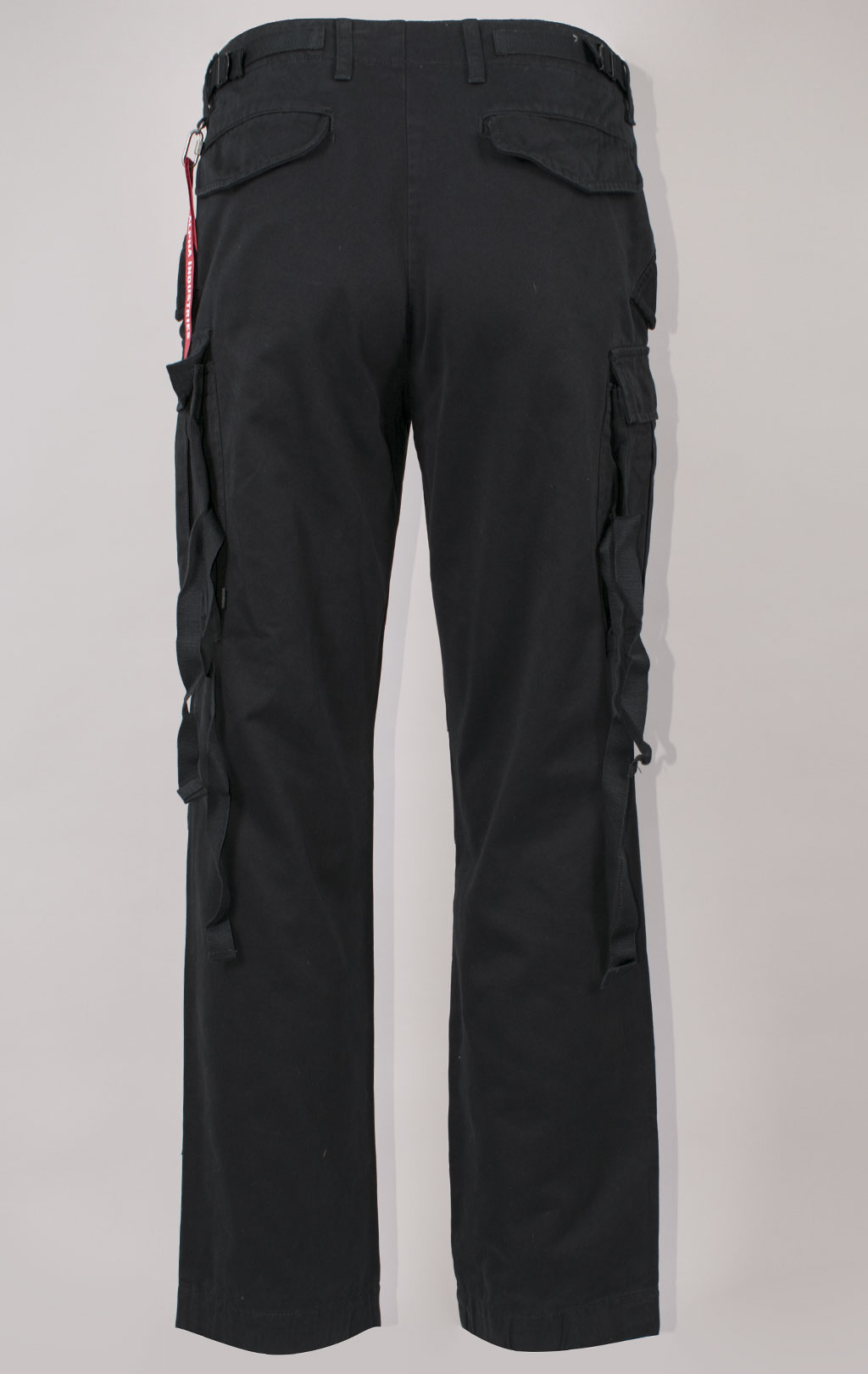 Брюки-карго парашюты ALPHA INDUSTRIES M-65 PANT плотные SS 25 m black 