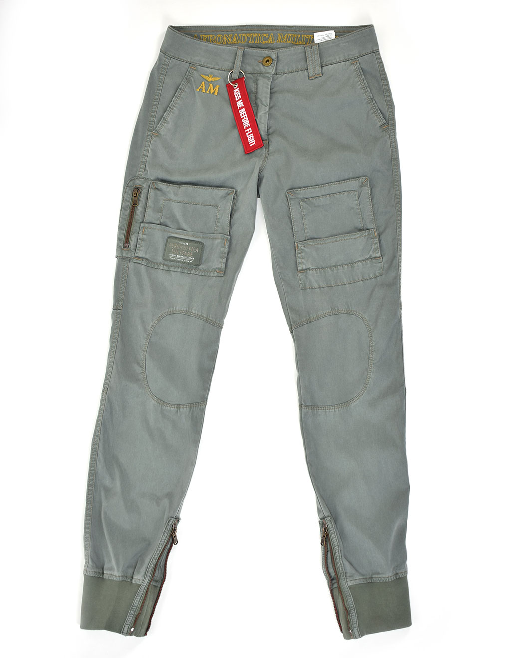 Женские брюки-карго AERONAUTICA MILITARE SS 20/AL salvia (PA 1397) 
