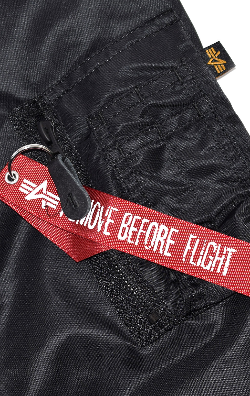 Ветровка-бомбер ALPHA INDUSTRIES MA-1 TT CUSTOM black 