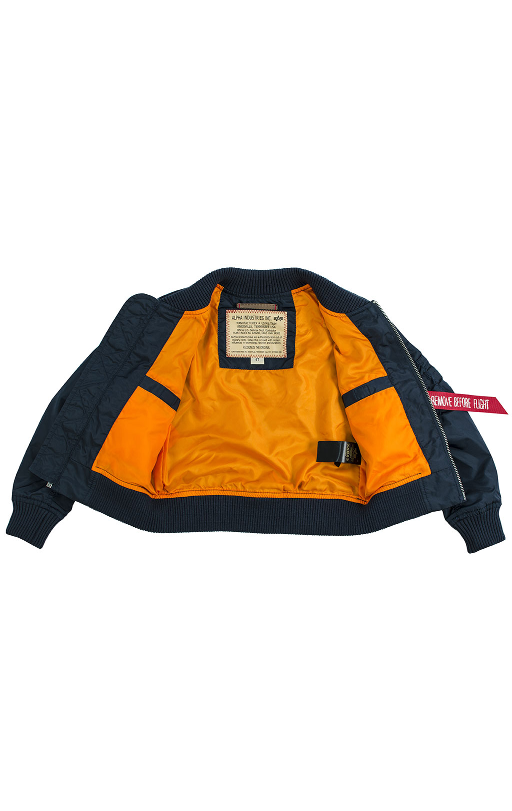 Детская ветровка-бомбер ALPHA INDUSTRIES MA-1 TT rep. blue 