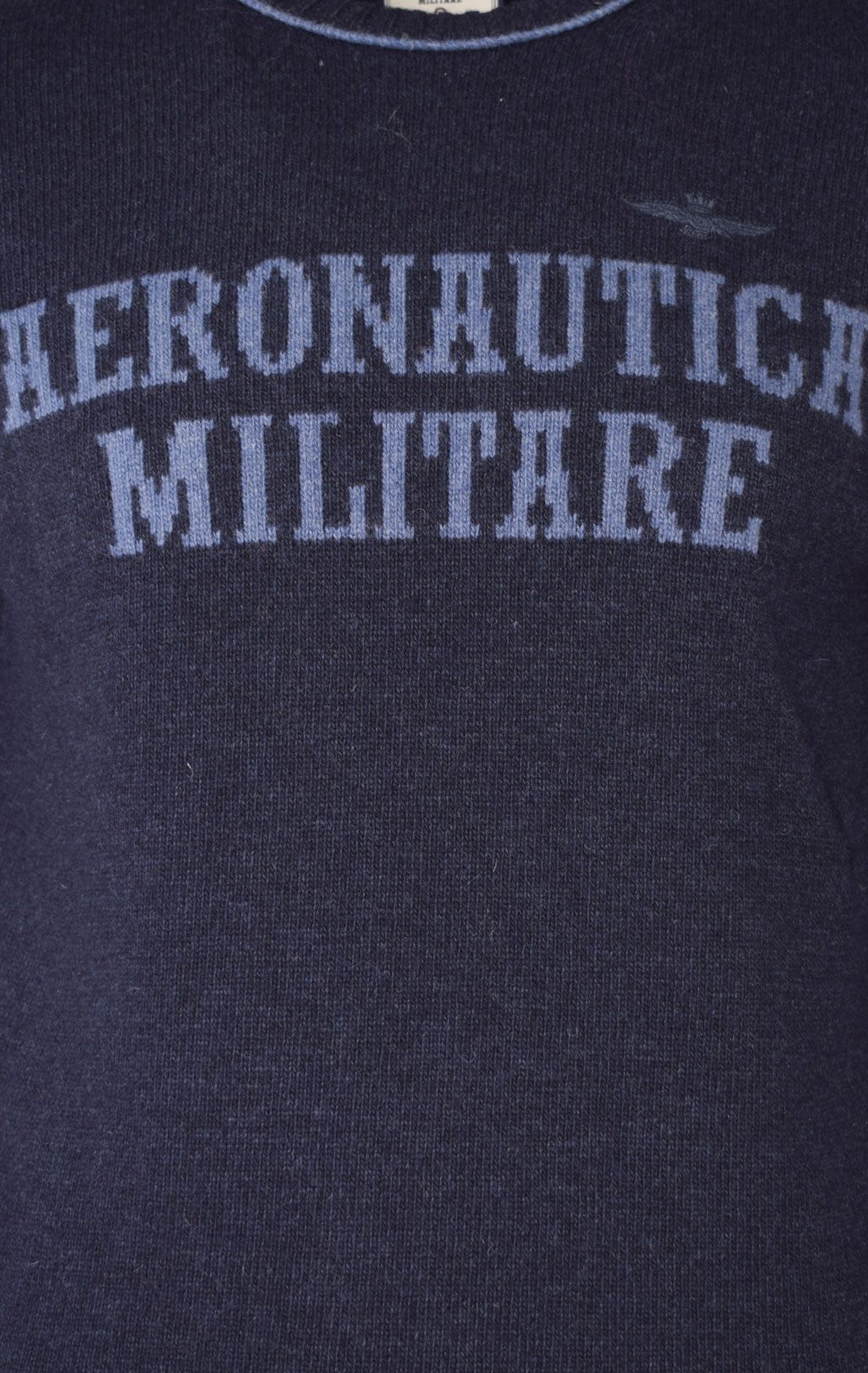 Свитер AERONAUTICA MILITARE FW 23/24/BG blue mountain (MA 1463) 