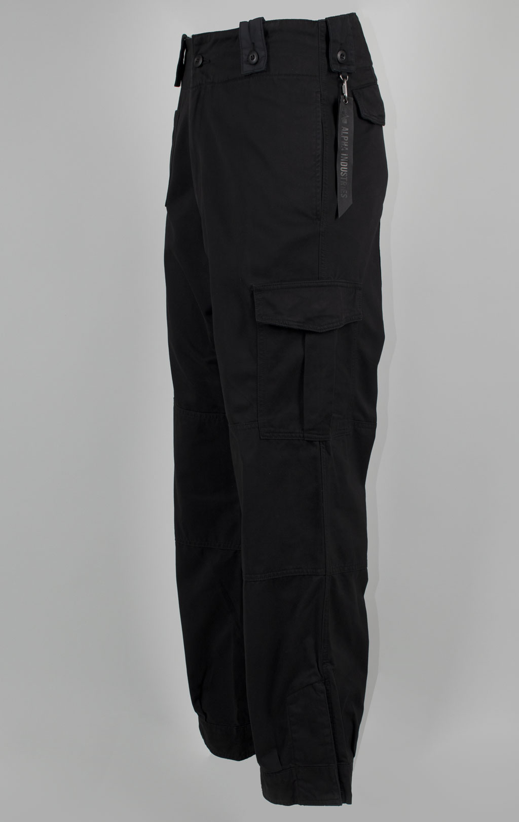 Брюки-карго ALPHA INDUSTRIES M-64 BELGIAN PANT плотные FW 24/25 black 
