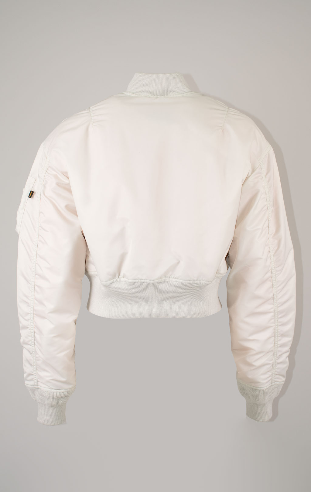 Женский бомбер ALPHA INDUSTRIES MA-1 CROPPED FW 25/26 dune white 