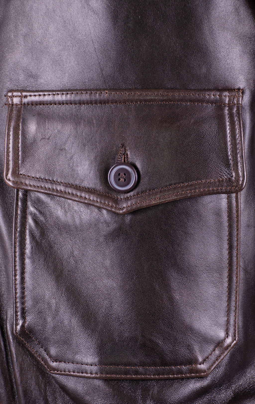 Куртка-пилот COCKPIT G-1 NAVY big size кожа brown (Z201035) 