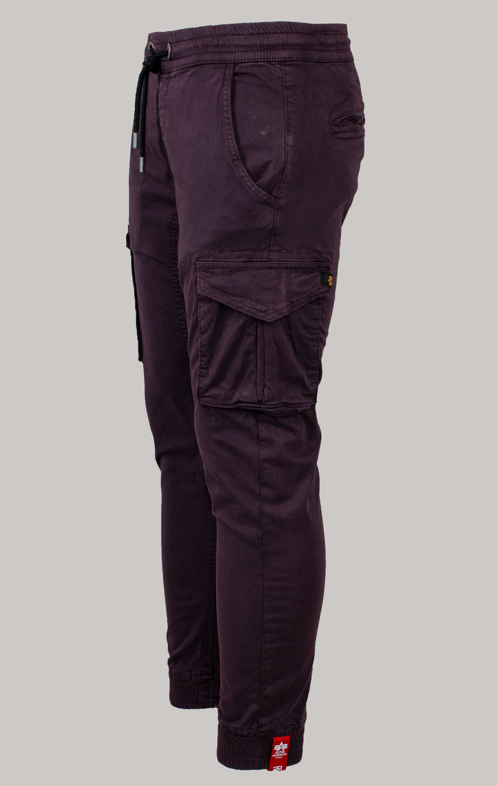 Брюки джоггеры ALPHA INDUSTRIES COTTON TWILL  JOGGER plum 