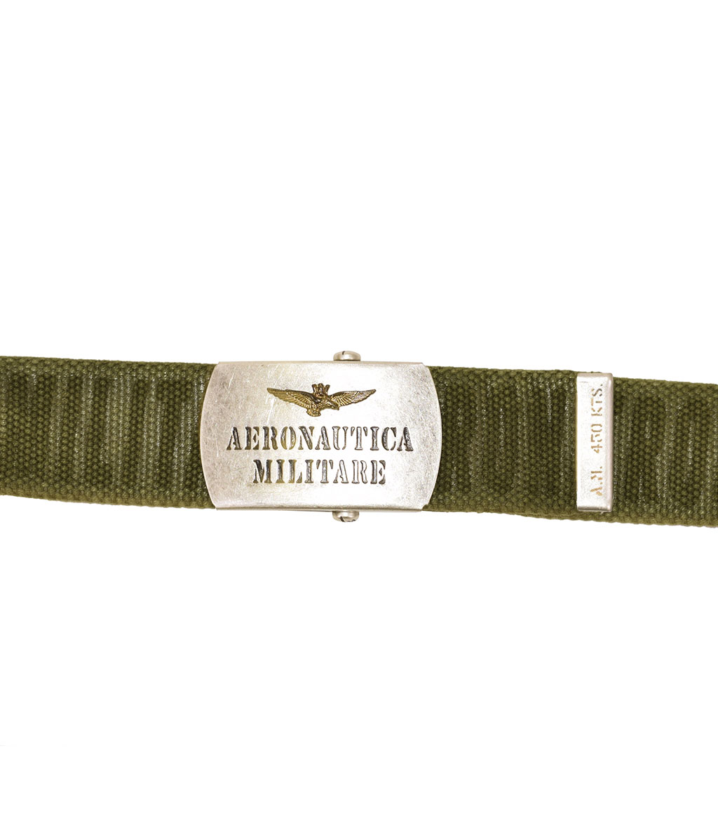 Ремень тканевый AERONAUTICA MILITARE FW 19/20 verde marcio (CI 237) 