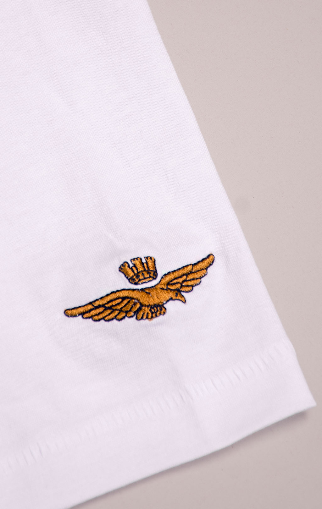 Футболка AERONAUTICA MILITARE big size SS 26/BD off white (TS 2538) 
