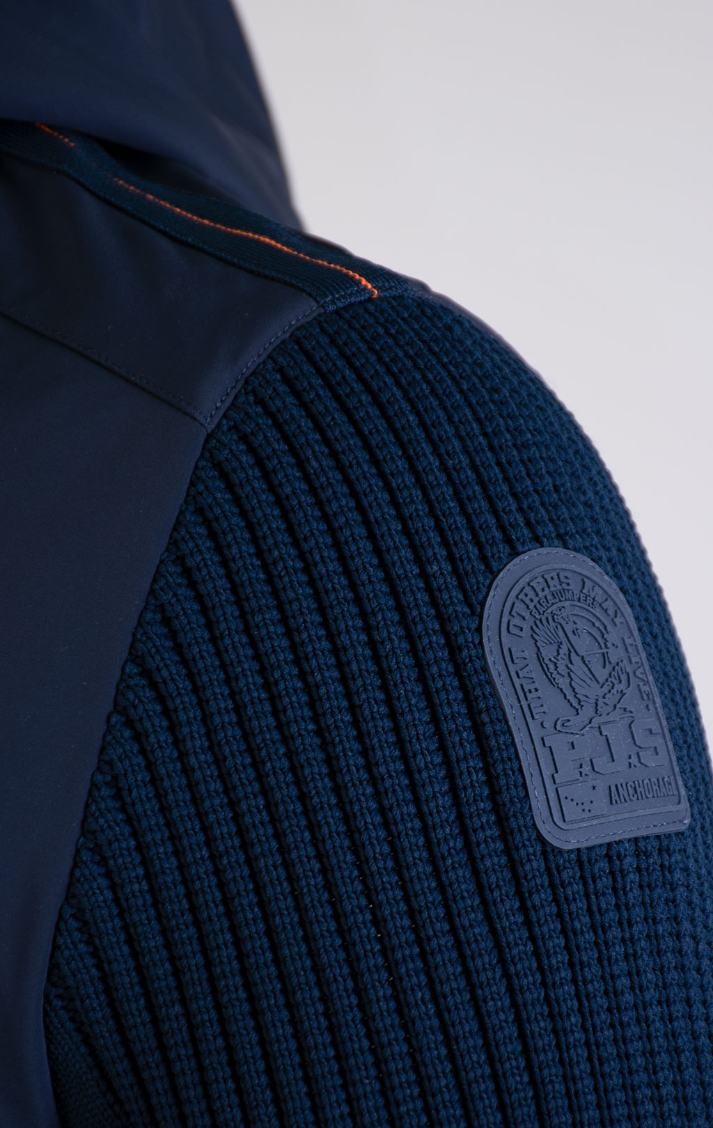 Свитер с капюшоном PARAJUMPERS WILLARD FW 25/26 blue navy 