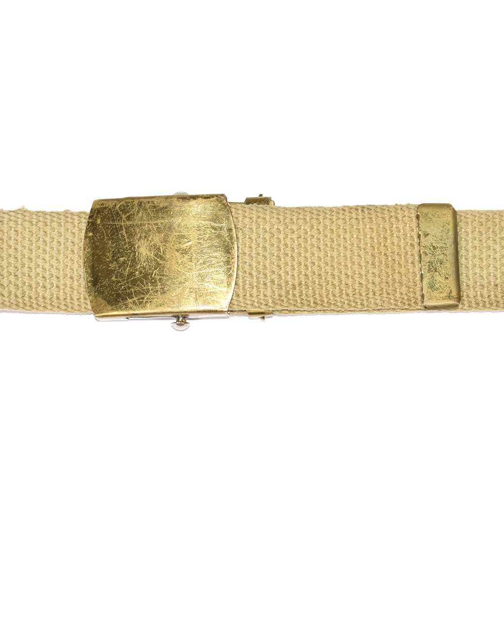 Ремень брючный брезент gold buckle khaki б/у Голландия