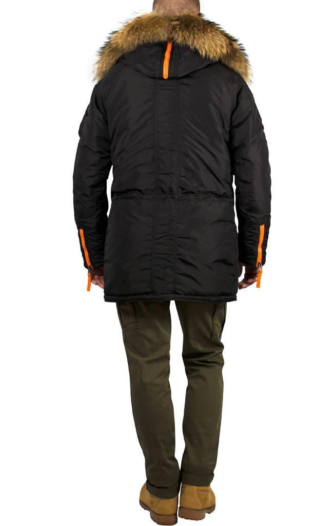 Аляска ALPHA INDUSTRIES PPS N-3B натур. мех black/orange 
