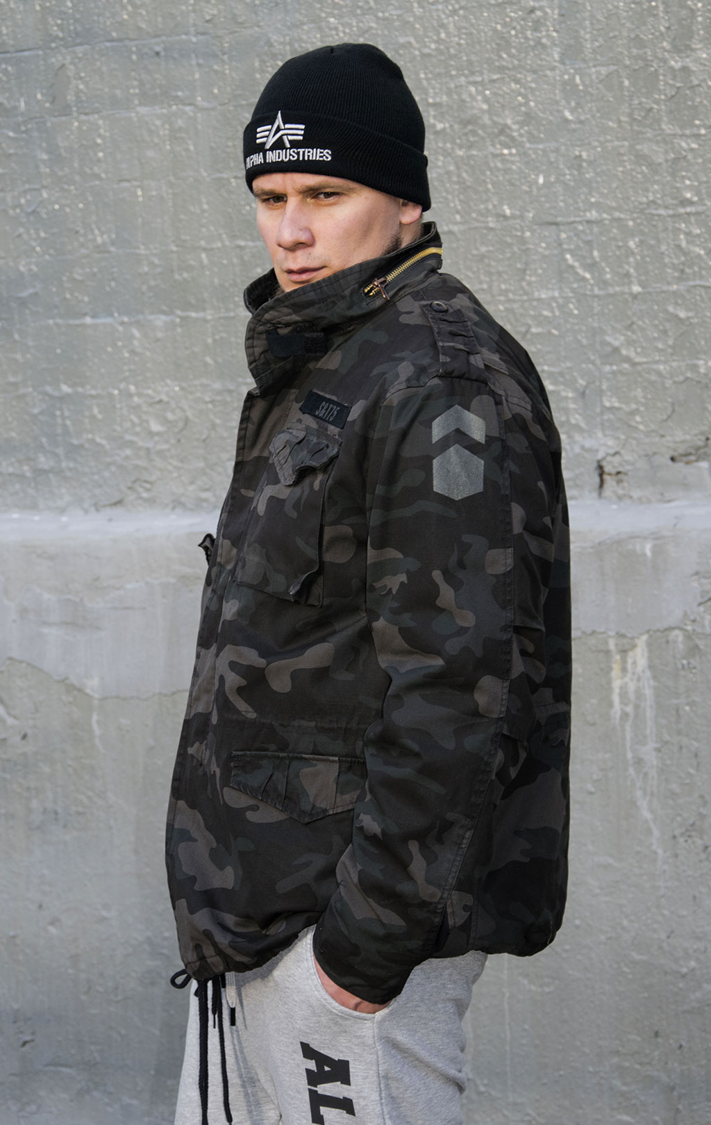 Куртка Surplus M-65 REGIMENT camo black 